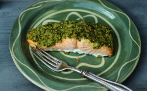 SUNSHINE, VITAMIN D AND A RECIPE FOR COCONUT-CRUSTED SALMON