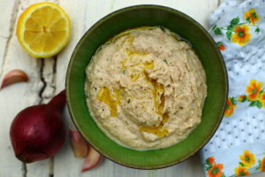 EATING LESS – WHITE BEAN AND ANCHOVY DIP