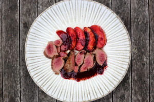 THE POWER OF A NAP & VENISON WITH BLACKBERRY AND APPLE SAUCE